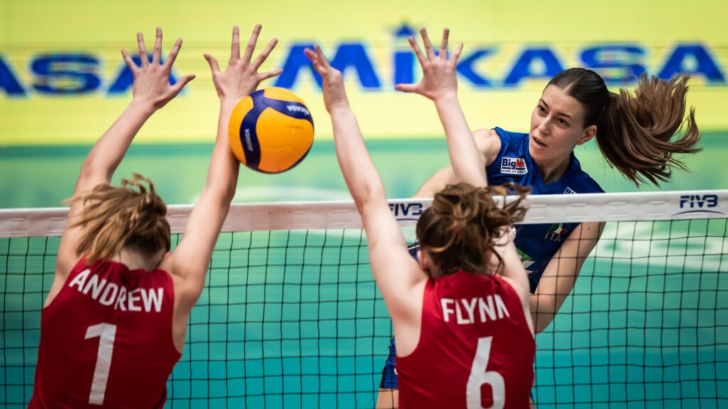 Outside hitter Dominika Giuliani was a key player in the Italian victory over the USA